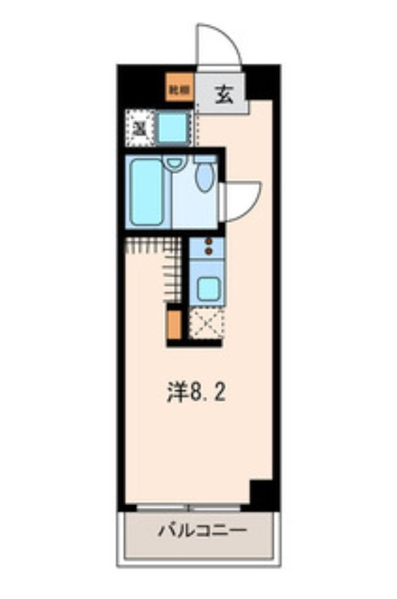 【中央区日本橋大伝馬町のマンションの間取り】