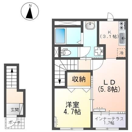 アイリス南大分IIの間取り