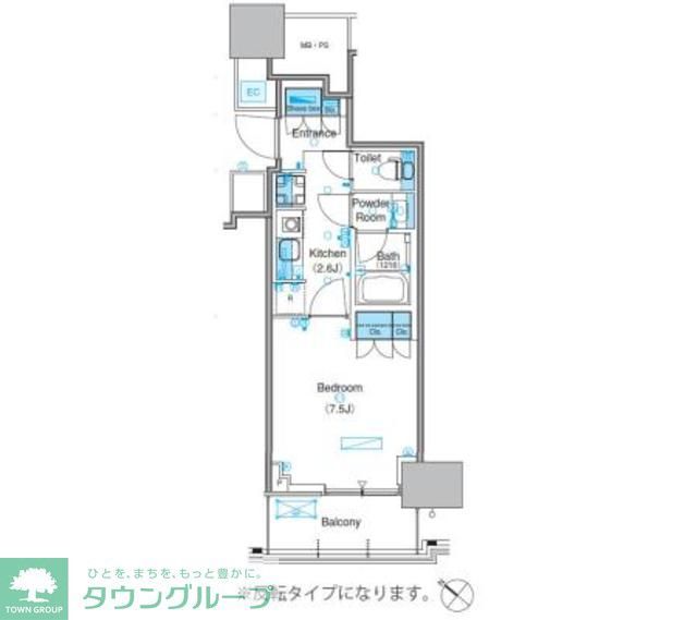 江東区豊洲のマンションの間取り