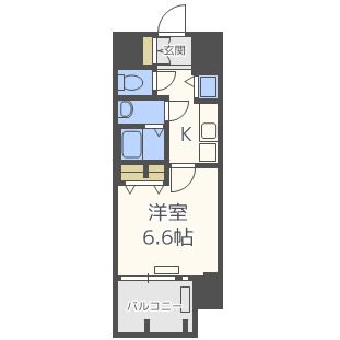 プレサンス京町堀ノースの間取り