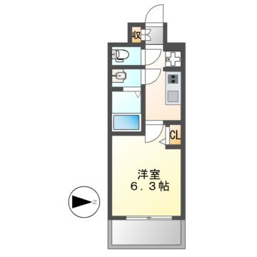 ファステート東別院シュプールの間取り