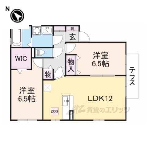 ガーデンパークＣ棟の間取り