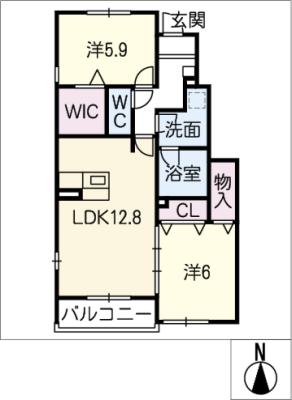 リーブル広田の間取り