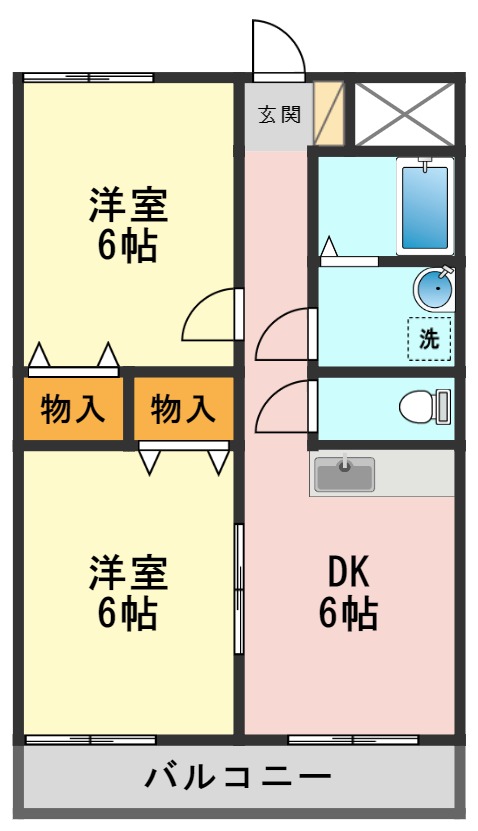 プテリス小岩の間取り