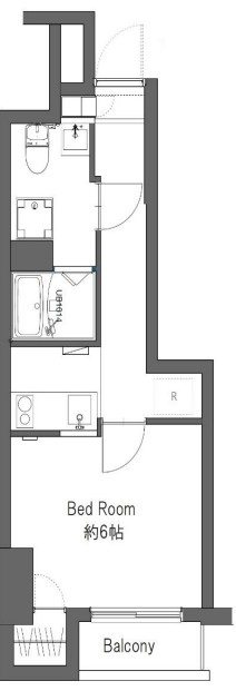 文京区向丘のマンションの間取り