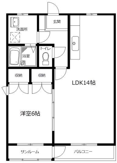 キャトルセゾンの間取り