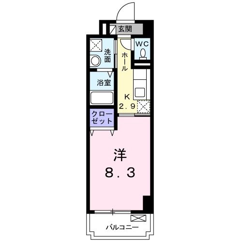 パークサイド宝塚の間取り