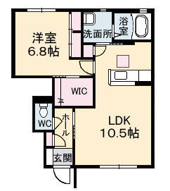 シャーメゾン東岐波Ｃ棟の間取り