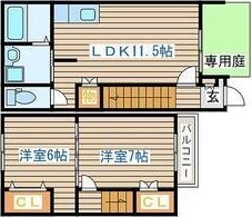 アスコット飯野坂A棟の間取り