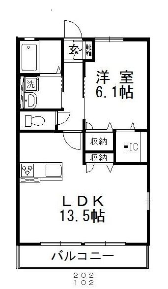 カビラAの間取り