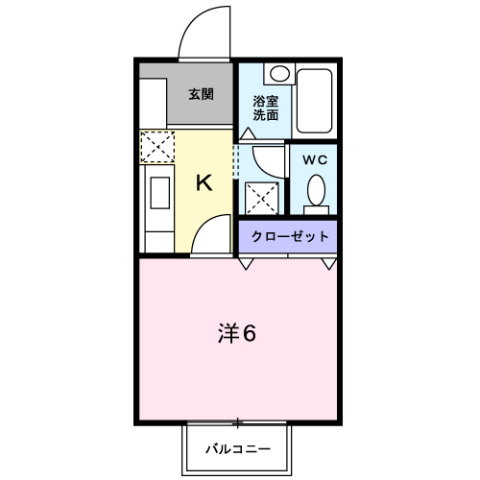 フレンド・元町の間取り