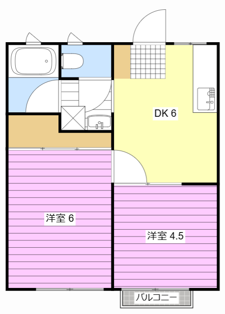 ブルーハイツの間取り