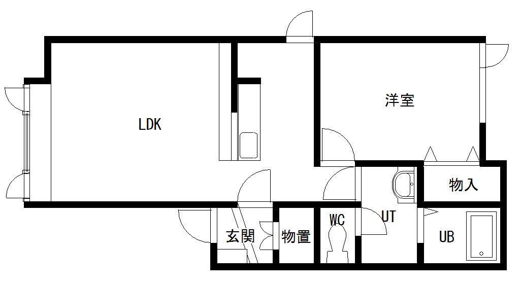 【シエル４１２の間取り】