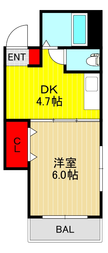 ハイツ明美の間取り