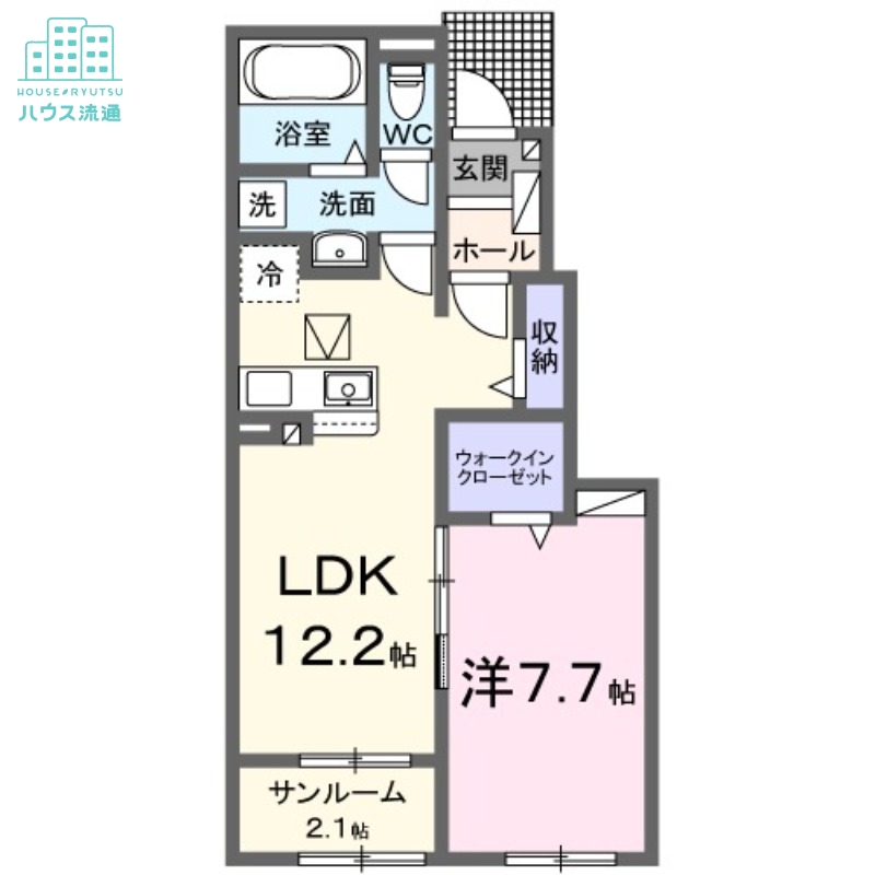 グラシオッソ　IIの間取り