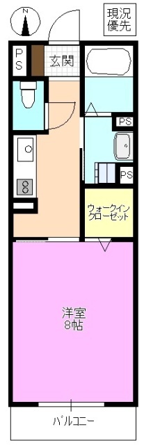 ウィズハイム沢村の間取り