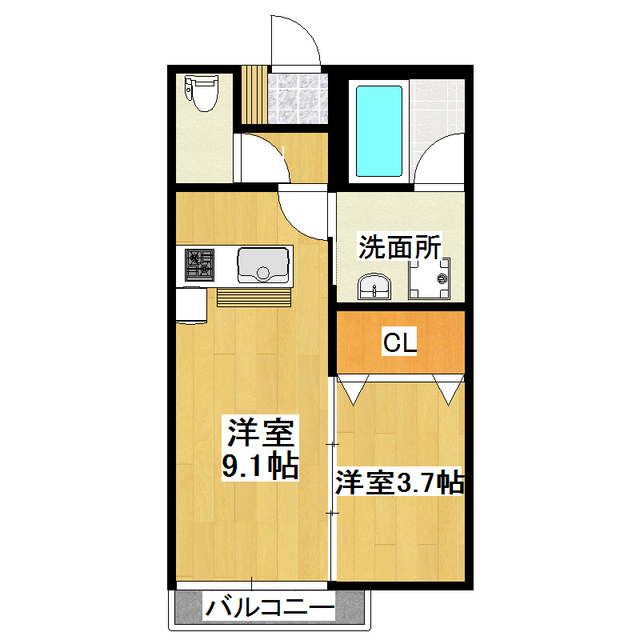 トリニティー6_間取り_0