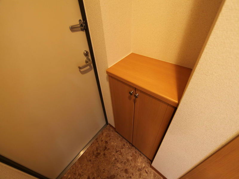 玄関　玄関　シューズボックス付