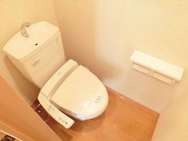 トイレ　ウォシュレットを採用したトイレ。