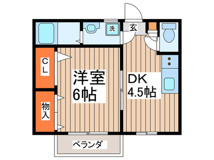 ルミエール関の間取り写真