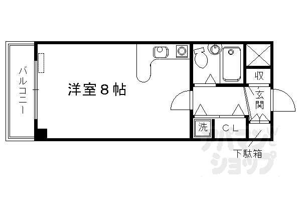 ABLE創久五条大宮の間取り写真