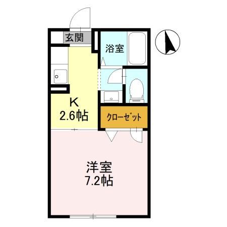 コンフォート中川の間取り写真