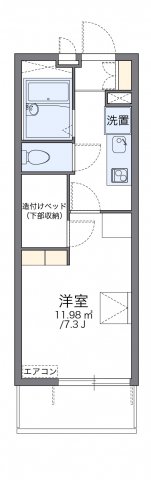 レオパレス元宮の間取り写真