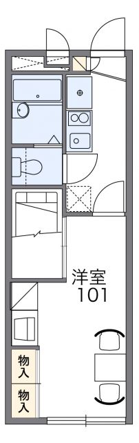レオパレスイーストの間取り写真