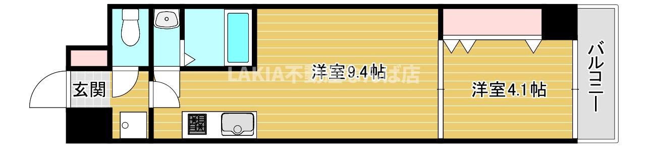 ファステート難波デラックスの間取り写真