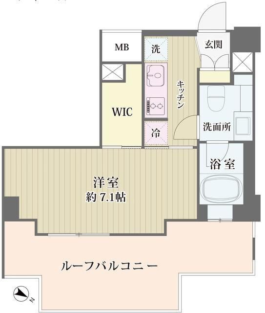 アイビス市ヶ谷の間取り写真