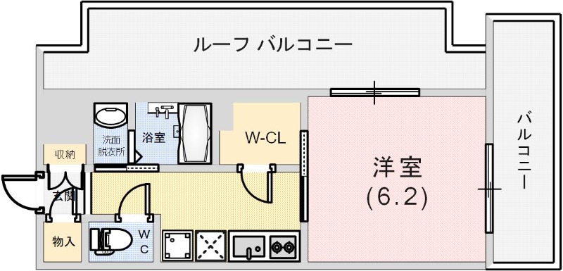 ファーストフィオーレ神戸トランキーロの間取り写真