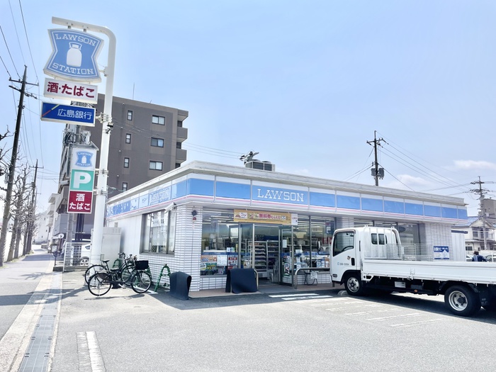 コンビニ　ローソン広島東原店（コンビニ）まで450m