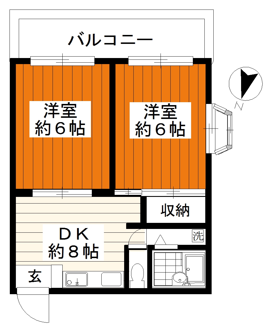 大田区西馬込のマンションの間取り