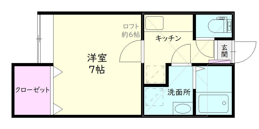 ハピネス21の間取り