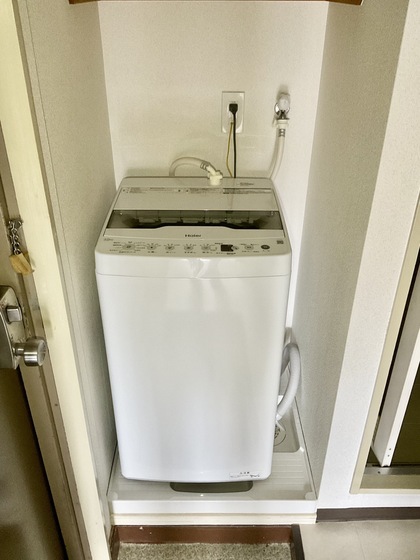 その他設備　室外洗濯機置き場