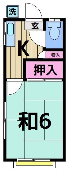 伊藤コーポBの間取り