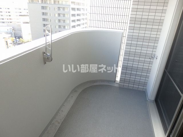 【鹿児島市上之園町のマンションのバルコニー】