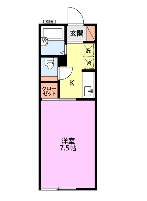 セジュール宮内　Ｂ棟の間取り