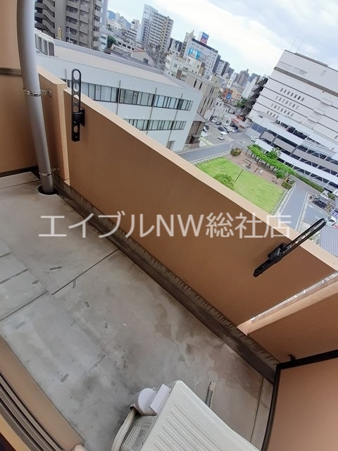 【倉敷市阿知のマンションのバルコニー】