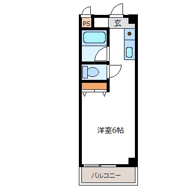 メゾンラベンダー６番館の間取り