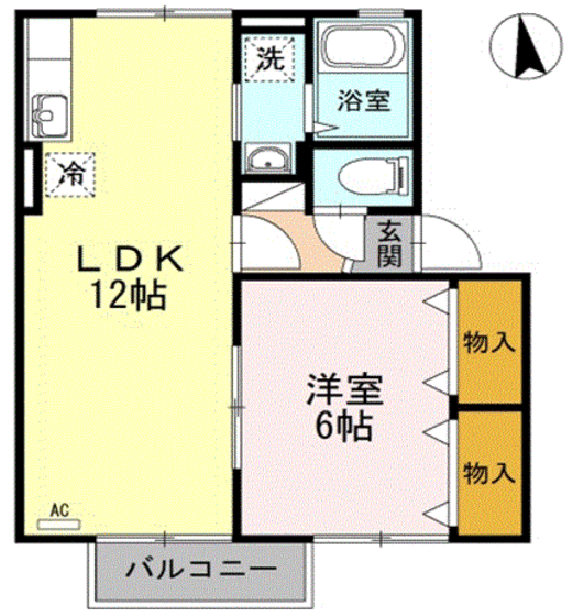 アンジェラスの間取り