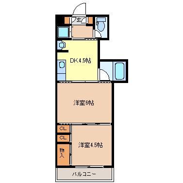 クレスト連坊の間取り