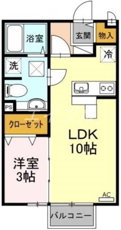 ステラ壱番館の間取り