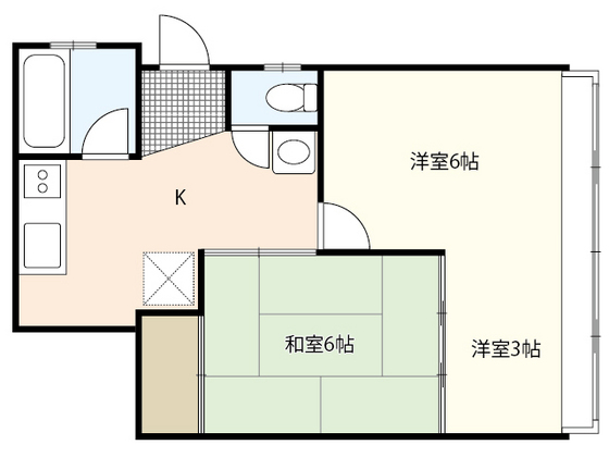 榎崎袋町ビルの間取り