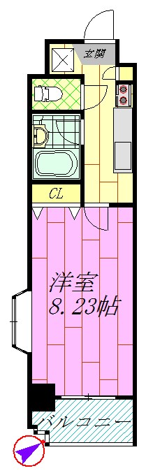 【SKガーデン葛西Ｖの間取り】