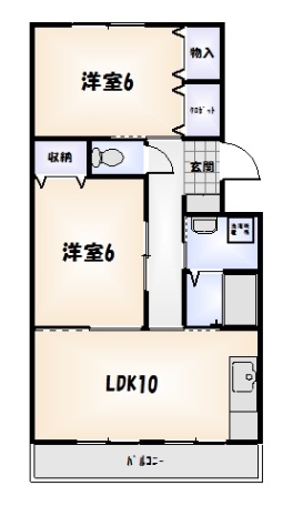 ガーデンヒルズ昭和町Iの間取り