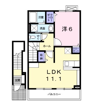 エクセラン國木２の間取り