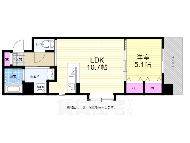 ラフィネの間取り