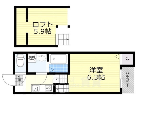 柴原パレスの間取り