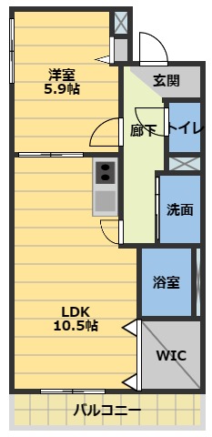 Ｍ’ｓ南が丘の間取り